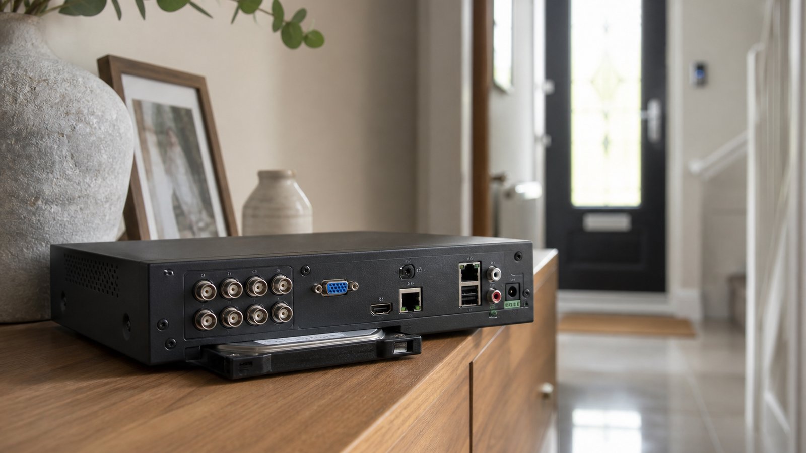 UK lifestyle photo for channel dvr vs two doorbell cameras